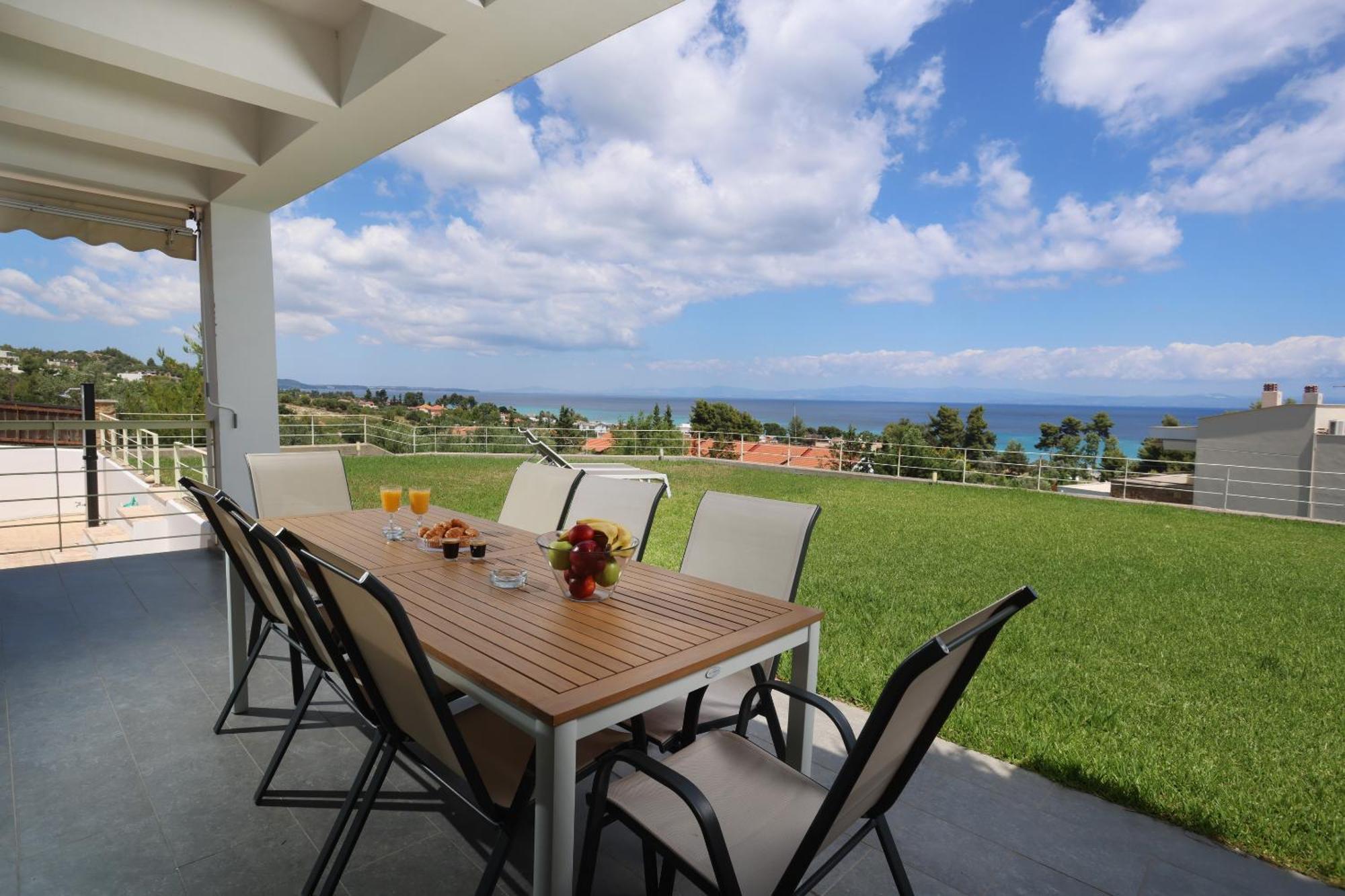 Villa Rossa Hanioti Exteriör bild